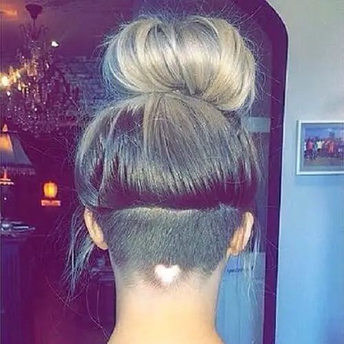 Pequeño corte en forma de corazón