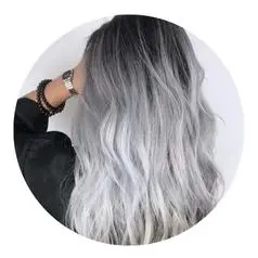tintes cabello gris imagen 2024