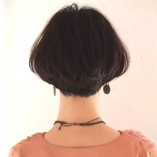 Corte de pelo en forma de pera