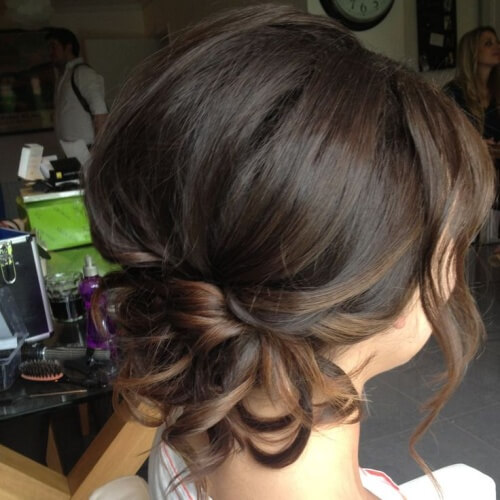 Updos de boda para cabello corto