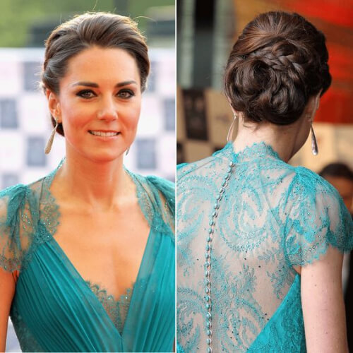 Peinado de kate middleton para invitada de boda