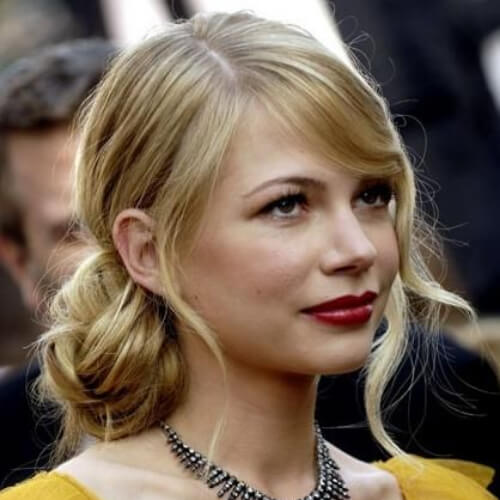 peinado de michelle williams